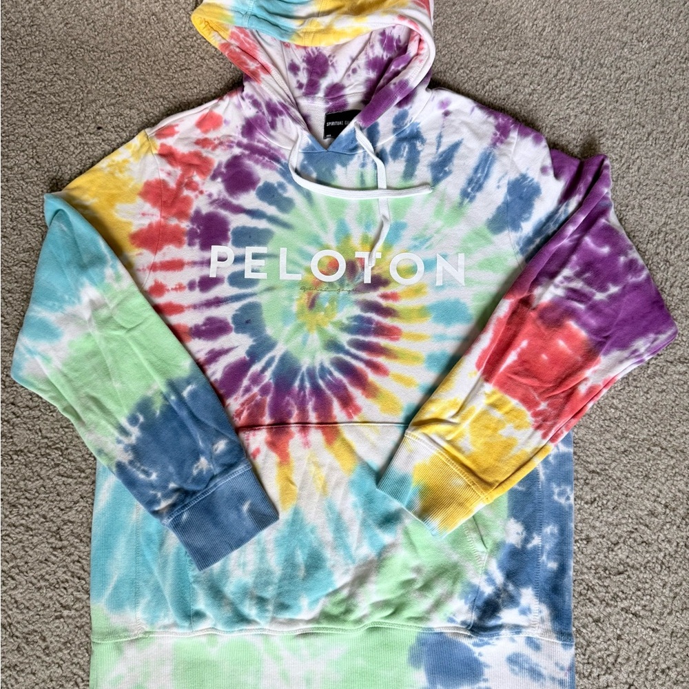 Spiritual Gangster Peloton Colorful Tie-Dye Hoodie
